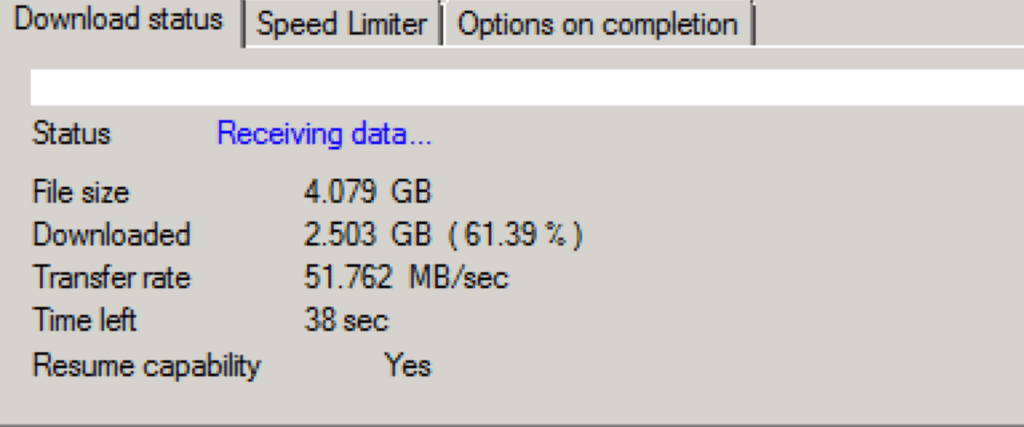 tezfiles download speed